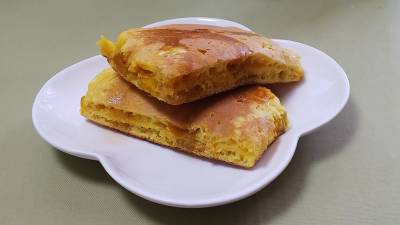 かぼちゃ入りホットケーキ