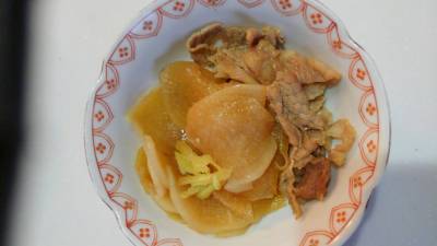 大根と豚肉の薄氷煮(うすらいに)
