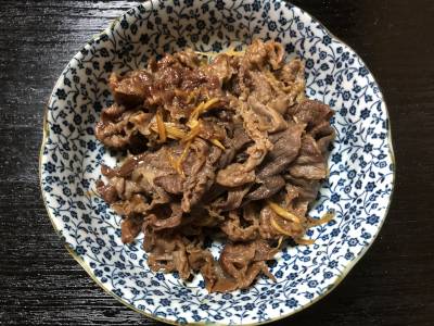 牛肉のしぐれ煮