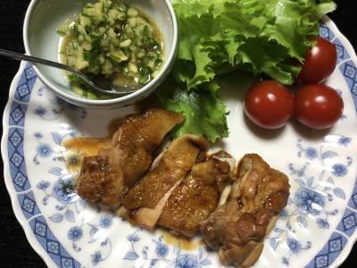 鶏肉の柚子こしょう風味