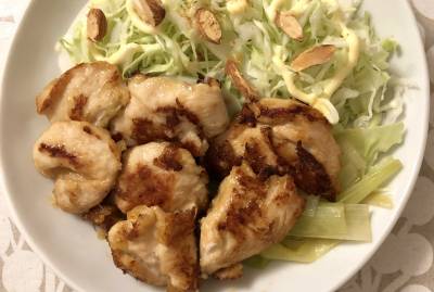 鶏むね肉のしょうが焼き