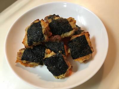 にんじんと豚肉ののり天