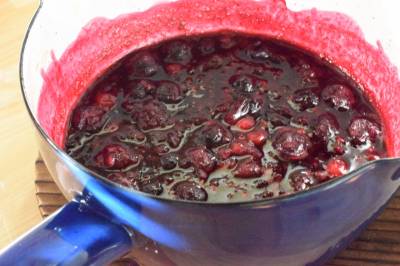 ブルーベリーとフランボワーズのジャム