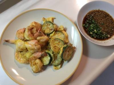 えびのピカタ風