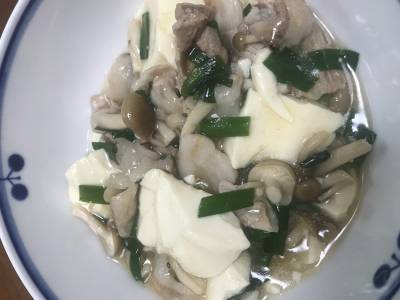 豚肉と豆腐の中華風うま煮