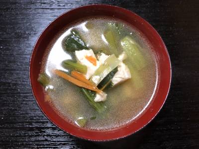 シンプルけんちん汁