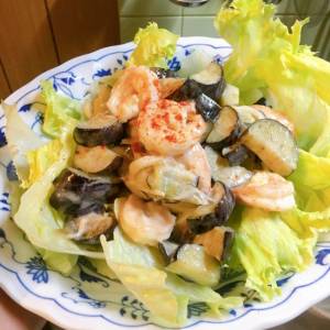 なすのえびマヨ