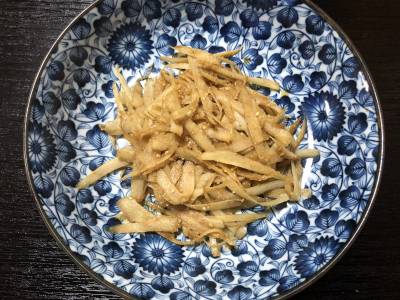 ごぼうのごまあえ