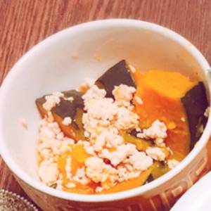 かぼちゃのそぼろ煮