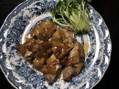 鶏もも肉の梅煮