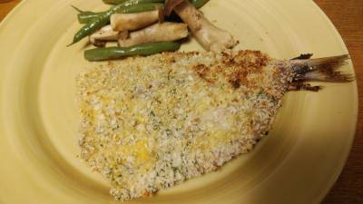 いわしのタイムパン粉焼き