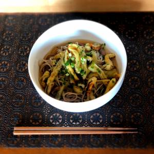 焼きなすそうめん