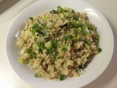 しいたけのピラフ