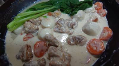 みそクリームシチュー