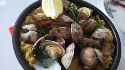 あさりのフライパンパエリヤ