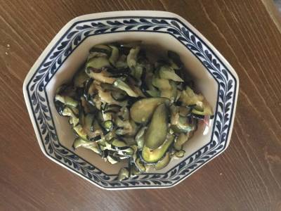 なすとみょうがの酢の物