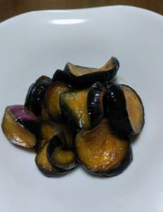 なすのからし漬け