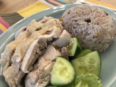 アジア風蒸し鶏ご飯