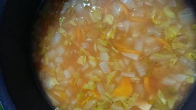 ミネストローネ風スープ