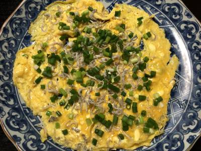 じゃこねぎの卵焼き