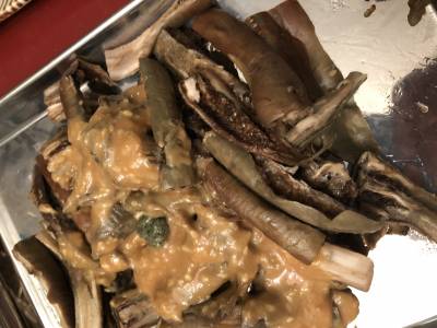 冷やしなすのごまソース