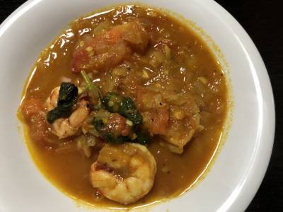 トマトとえびの夏カレー