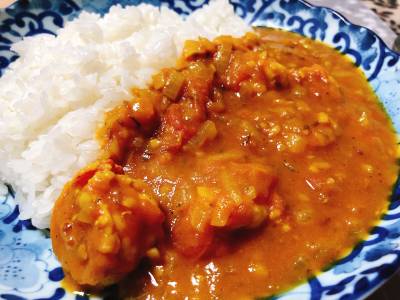 トマトとえびの夏カレー