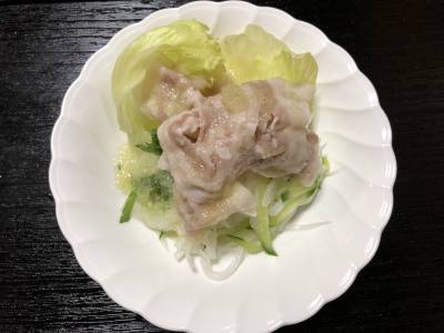 豚しゃぶのたまねぎドレッシング