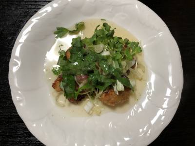 鶏の和風から揚げ 香りあんかけ