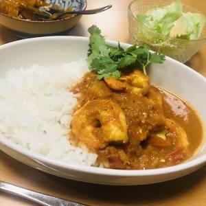 トマトとえびの夏カレー