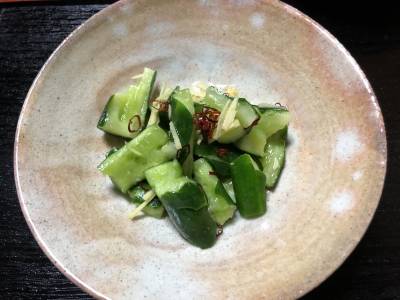 たたききゅうりの酢の物