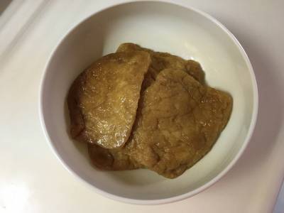 油揚げの炊いたん