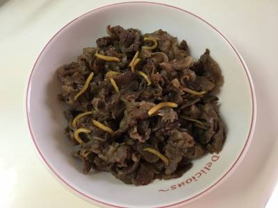 牛肉のしぐれ煮