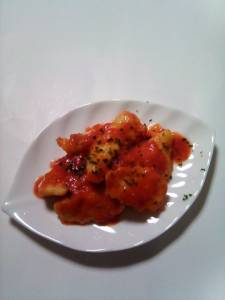 鶏むね肉の黄金焼き