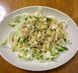 春キャベツのごまコールスロー