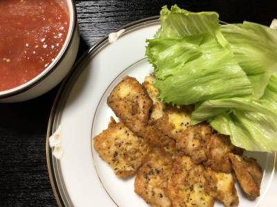 鶏むね肉の黄金焼き