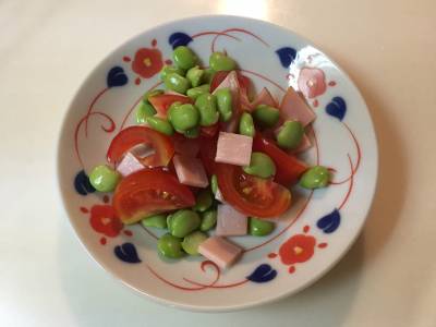 枝豆のサラダ