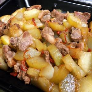 とうがんと豚肉の南蛮煮