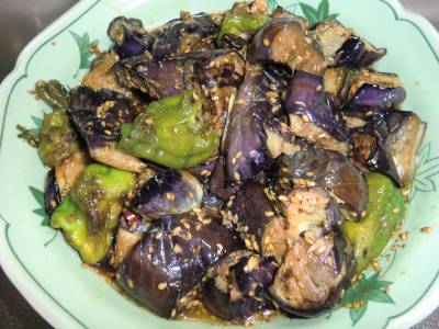 揚げなすの中国風南蛮漬け