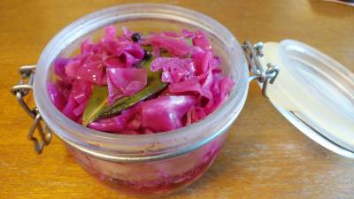 紫キャベツのピクルス