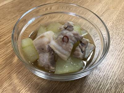 とうがんと豚肉の南蛮煮