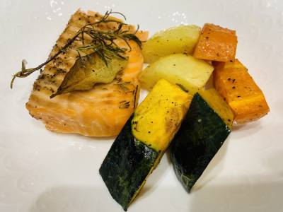 サーモンマリネのオーブン焼き レシピ 栗原 はるみさん みんなのきょうの料理 おいしいレシピや献立を探そう