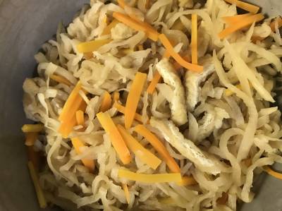 切り干し大根のうす味煮