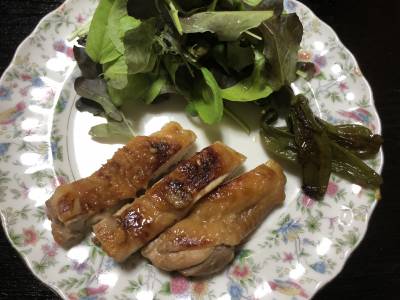 鶏肉のにんにくみそグリル