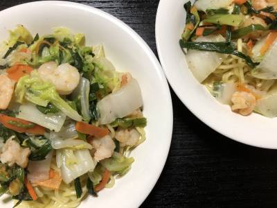 白菜の塩焼きそば