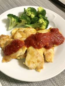 鶏むね肉の黄金焼き