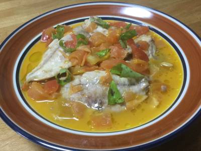 あじのアクアパッツァ