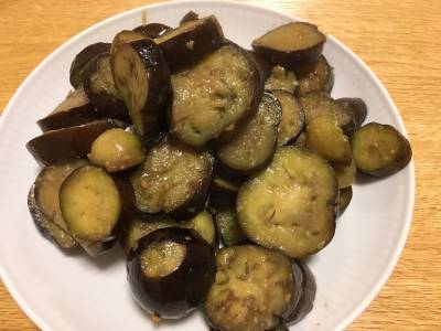 なすと豚肉のみそ炒め