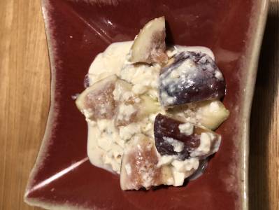 いちじくの豆乳チーズ白あえ