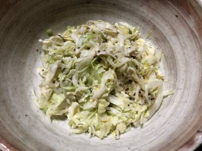 キャベツのコールスロー